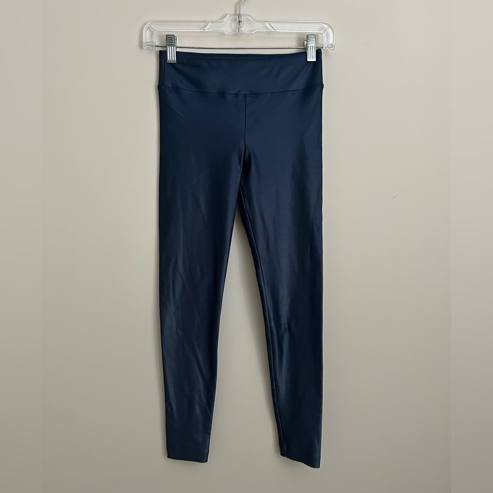 Koral Navy Blue Shimmer Leggings Size Small